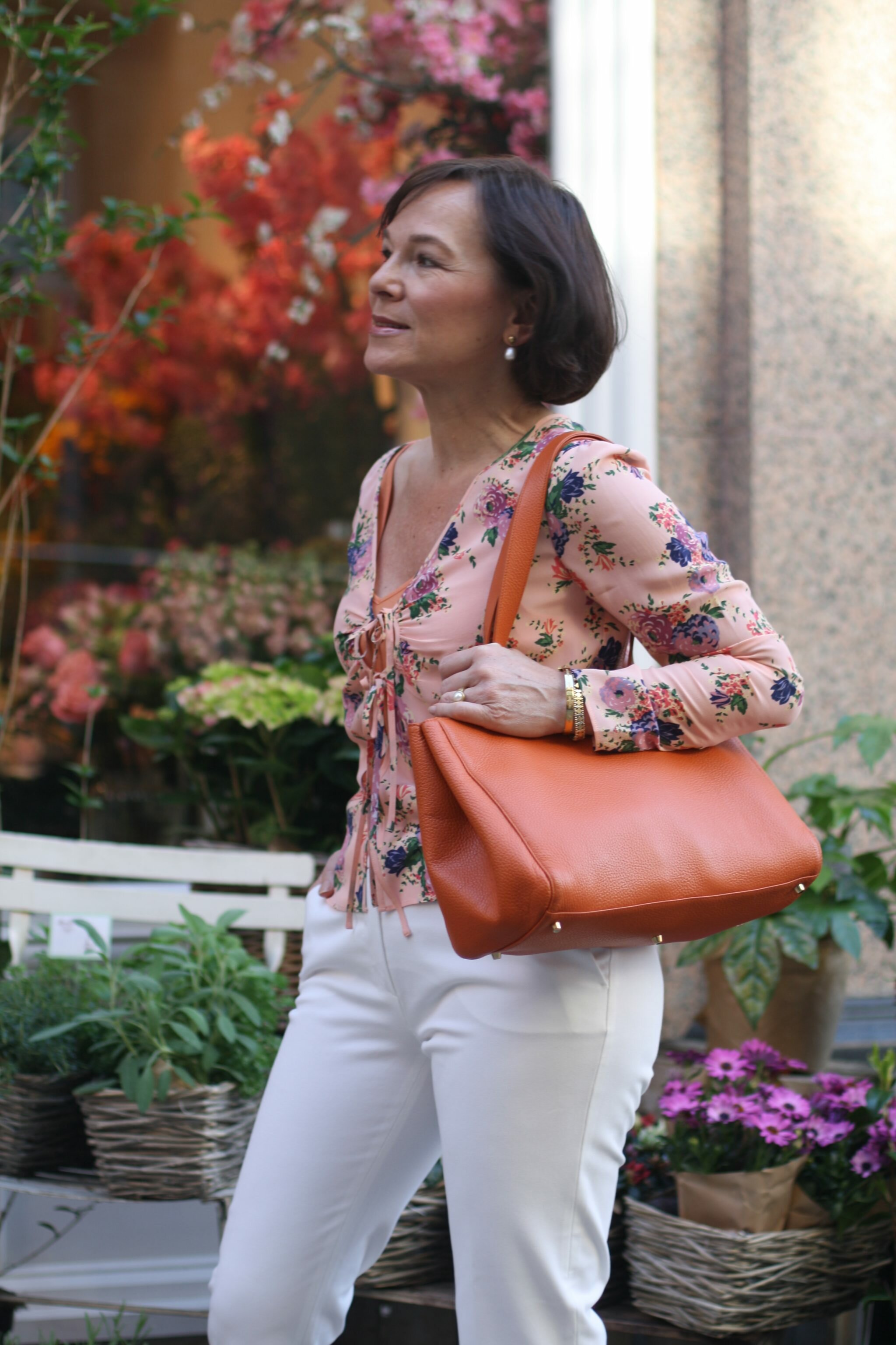 Blumenmuster im urban jungle rund um den wunderschönen Sloane Square in London