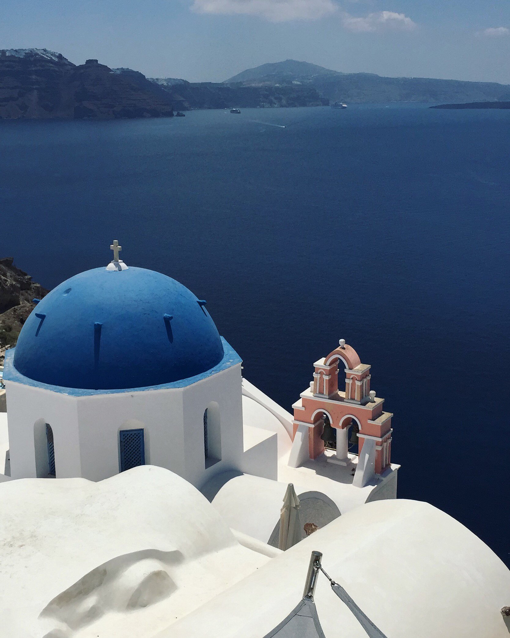Atemberaubender Blick und das beste Restaurant auf Santorin